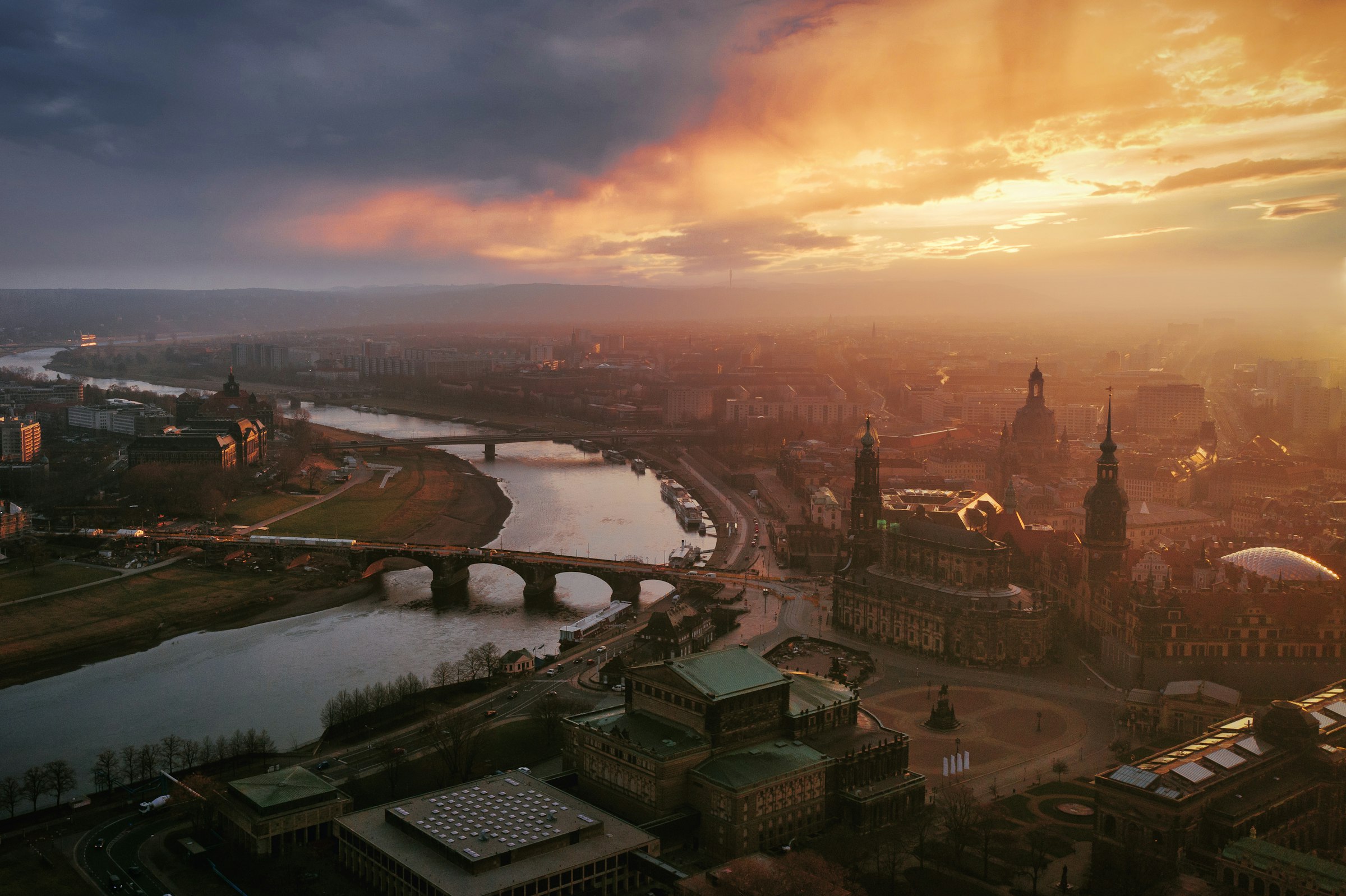 Dresden im Morgenlicht